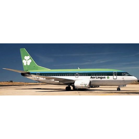 Available To Order – Aer Lingus Boeing 737-500 Reg: EI-CDA with Stand 1:200 Jc Wings Model (JC2396)