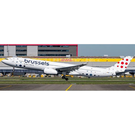 Available To Order – Brussels Airlines Airbus A330-300 Reg: OO-SFX with Antenna 1:400 Jc Wings Model (JC40093)