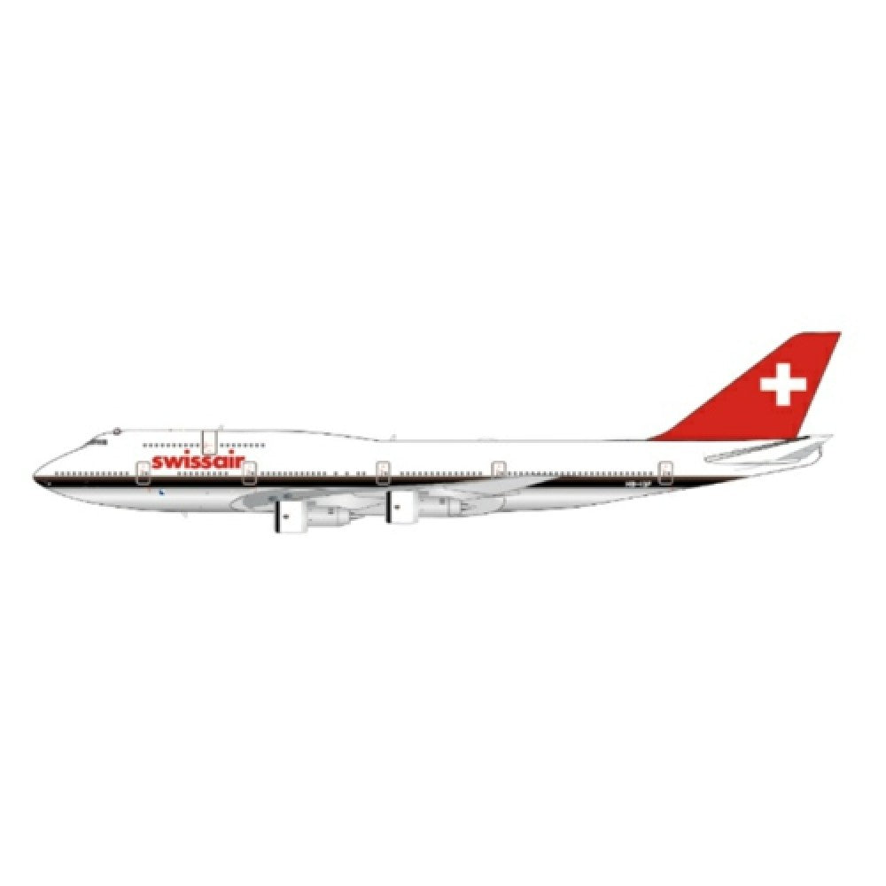 Available to Order – Swissair Boeing 747-300 Polished Reg: HB-IGF with Antenna 1:400 Jc Wings Model (JC40281)