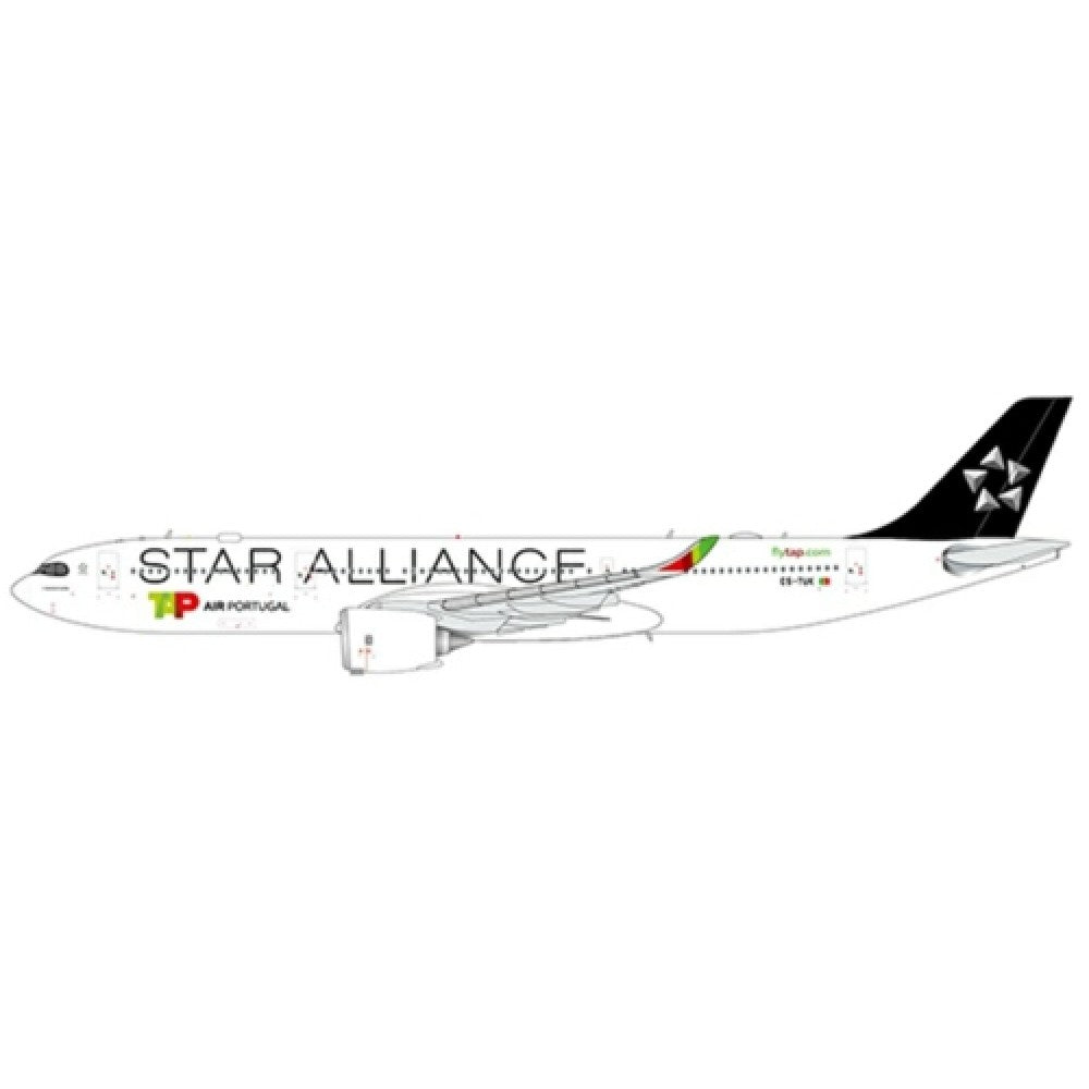 Available to Order – TAP Air Portugal Airbus A330-900neo 'star Alliance Livery' Reg CS-TUK with Antenna 1:400 Jc Wings Model (JCLH4262)