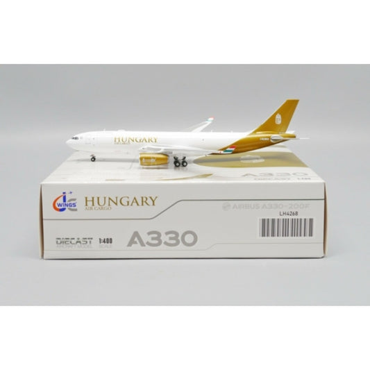 Available to Order – Hungary Air Cargo Airbus A330-200f Reg: HA-LHU with Antenna 1:400 Jc Wings Model (JCLH4268)