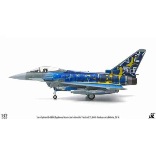 Available To Order – Eurofighter EF-2000 Typhoon Deutsche Luftwaffe, Taktlwg 73, 60th Anniversary Edition, 2019 1:72 Jc Wings Model (JCW722000008)