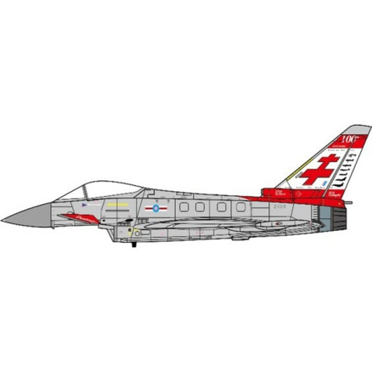THIS ITEM IS AVAILABLE TO ORDER FROM OUR SUPPLIER - 1:72 JC WINGS JCW722000010 EUROFIGHTER EF-2000 TYPHOON FGR4 ROYAL AIR FORCE, NO. 41(R) SQUADRON, 100TH ANNIVERSARY EDITION, 2015