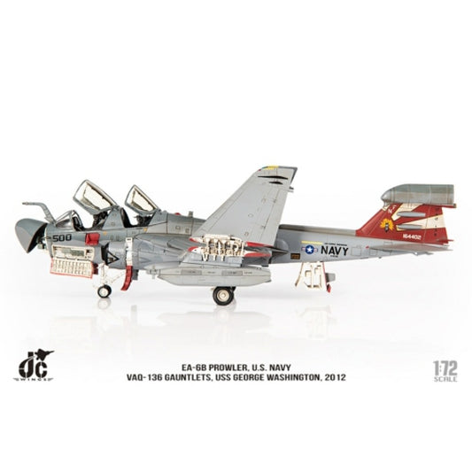 Available To Order – EA-6B Prowler U.s. Navy VAQ-136 Gauntlets, USS George Washington,2012 1:72 Jc Wings Model (JCW72EA6B007)