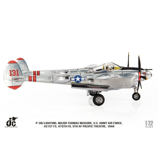 THIS ITEM IS AVAILABLE TO ORDER FROM OUR SUPPLIER - 1:72 JC WINGS JCW72P38002 P-38J LIGHTING MAJOR THOMAS MCGUIRE U.S. ARMY AIR FORCE 431ST FS 475TH FG 5TH AF 1944