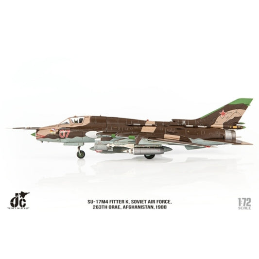 Available to Order – SU-17 M4 Fitter K Soviet Air Force, 263th Orae, Afghanistan, 1988 1:72 Jc Wings Model (JCW72SU20010)