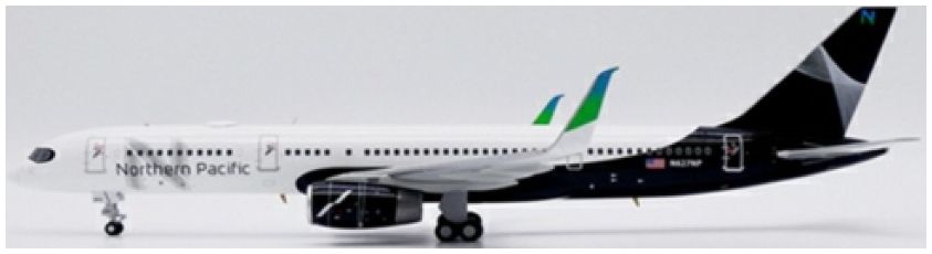 Available To Order – Boeing 757-200 Northern Pacific Airways N627NP with Stand 1:200 JC Wings Model (JCW JC20364)