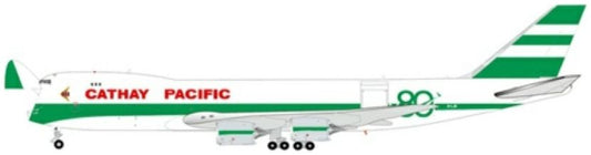 Boeing 747-8F Misc 80th Anniversary B-LJE with Antenna/Stand Interactive Series 1:400 JC Wings Model
