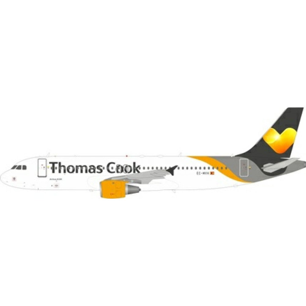 THIS ITEM IS AVAILABLE TO ORDER - 1:200 J FOX JFA320023 THOMAS COOK AIRLINES BALEARICS AIRBUS A320-214 EC-MVH WITH STAND