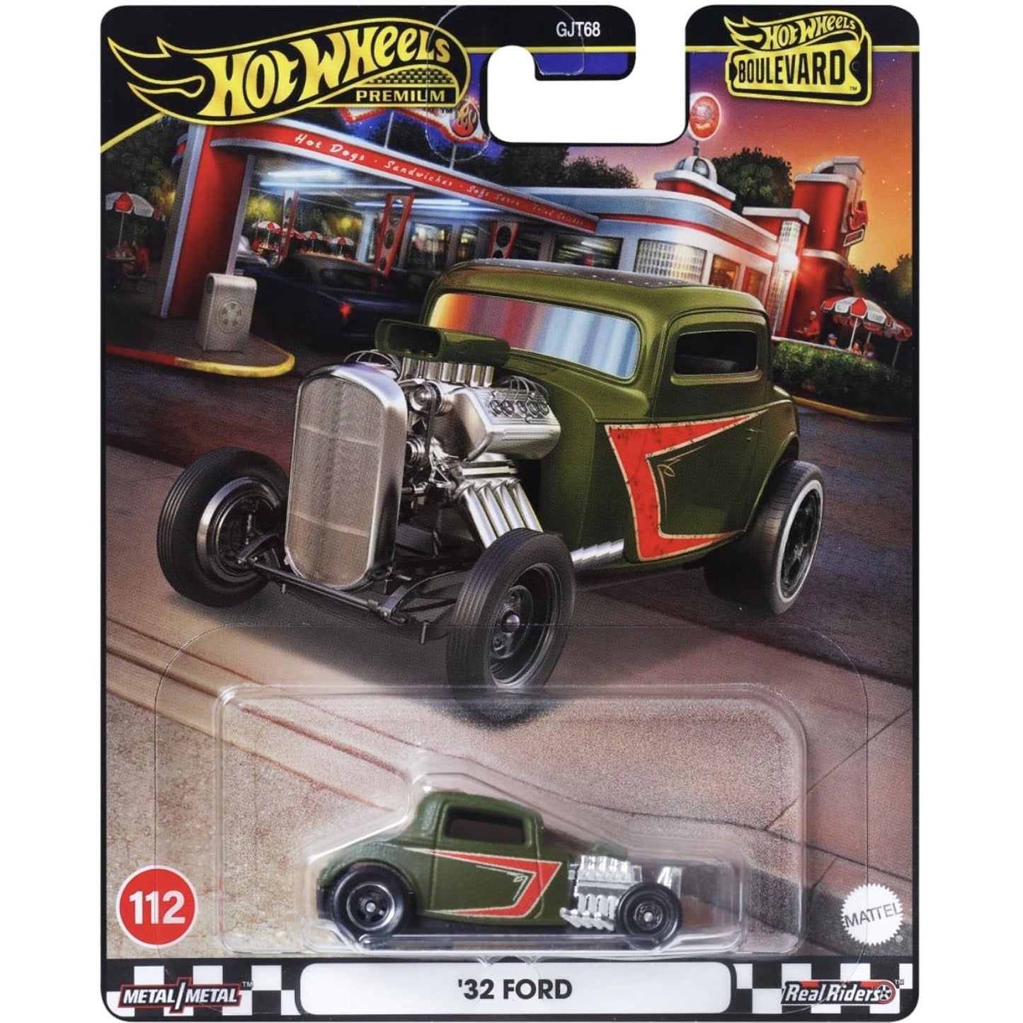 Boulevard No 112 '32 Ford 1:64 Hot Wheels Model Car (JFM94)