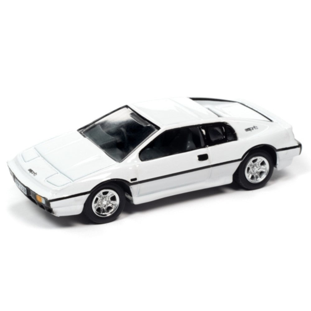 Available to Order – Silver Screen Tin - James Bond the Spy Who Loved Me with 1976 Lotus Espirit with Tin (white) 1:64 Model (jldr014-1) 1:64 Johnny Lightning Model (JLDR014-1)
