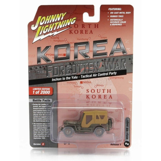 Available to Order – Willys Jeep Inchon to the Yalu Tactical Air Control Party 1:64 Johnny Light Model (JLML009B-2)