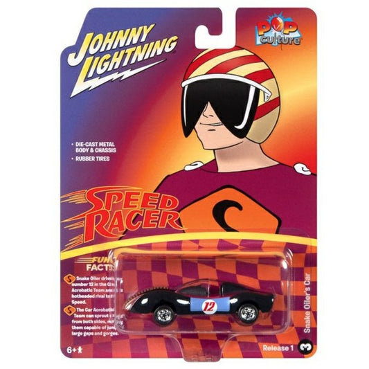 Available to Order – Speed Racer Snake Oiler Black and Magenta (race Worn) 1:64 Model (jlpc011-3) 1:64 Johnny Lightning Model (JLPC011-3)