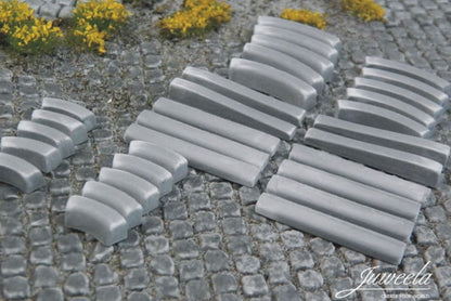 Available To Order – Curb Stones Supplement (Curve/Lowering) 1 1:32 (JUW 23434)