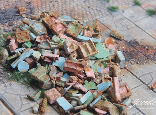 Available to Order – Industrial Shredding Colourful Rusted, 25g 1:87 (JUW 28276)