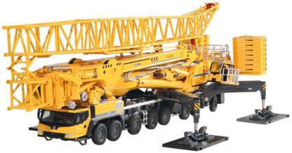 Available To Order – XCMG XCA 1200 Mobile Crane Yellow 1:50 KengFai Model (KEN F0006)