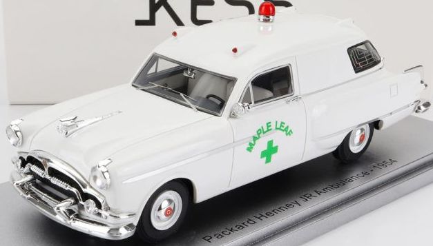Available to Order – Packard Henney JR Ambulance White 1954 1:43 (KES 43033002)