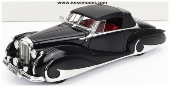 Bentley MK VI Black sn.B25071 Franay Drophead Coupe Cabrio Closed 1947 1:43 – diecast model