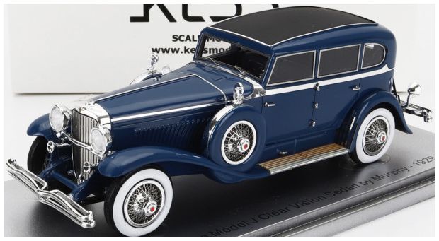 Duesenberg Model J Blue Berline Clear Vision Sedan By Murphy 1929 1:43