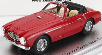 Available To Order – Ferrari 212 Export Vignale ch.0110e Red Cabriolet Top Down 1:43 (KES 43056060)