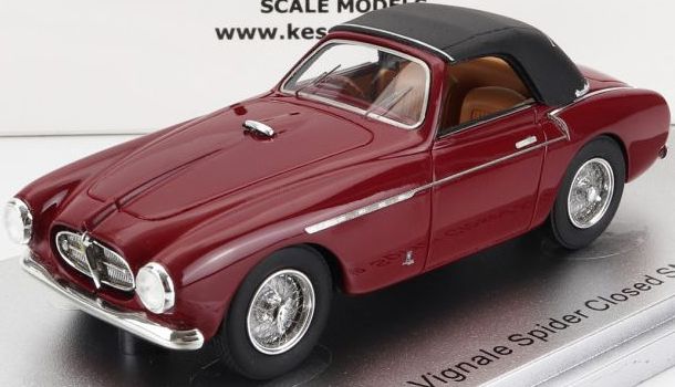 Available To Order – Ferrari 212 Export Vignale ch.0110e Burgundy Cabriolet Top Up 1:43 (KES 43056061)