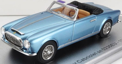 Ferrari 212 Inter sn0235EU Blue Cabriolet Top Down 1952 1:43 – diecast model