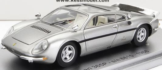 Ferrari 365P Berlinetta Speciale 3 Seats 1966 Personal Car Gianni Agnelli Silver 1:43 – diecast model