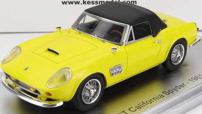 Ferrari Modena 250GT California Spider Yellow Top Up 1961 1:43 – diecast model