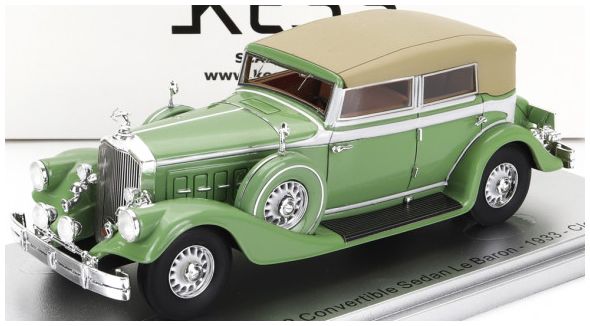 Available to Order – Pierce Arrow 124 Green Convertible Berline Sedan Le Baron Closed 1933 1:43 (KES 43059000)
