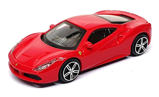 1:43 Burago Race and Play Ferrari 488 Gtb Red 18-36000-488G