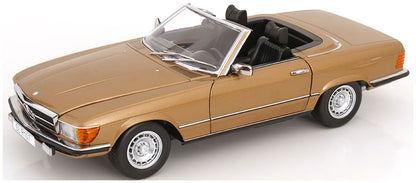 Available To Order – Mercedes 450SL R107 Europe 1985 Gold Metallic 1:12 (KKS DC120182)