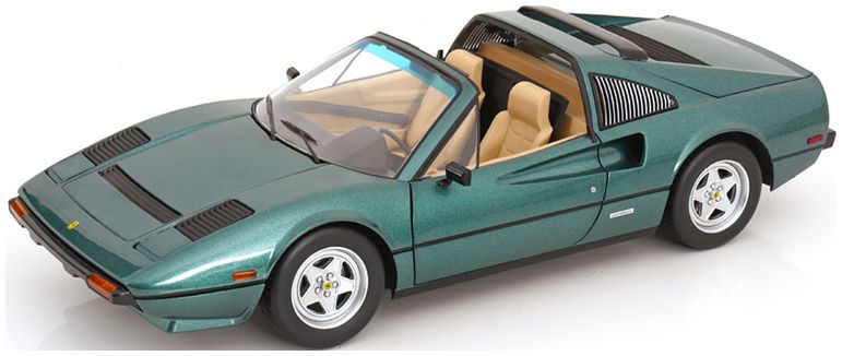 Available To Order – Ferrari 308 GTS Quattrovalvole 1982 Green US Version 'Magnum' 1:12 (KKS DC120274)