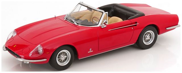 Available To Order – Ferrari 365 California Spyder 1966 Red 1:18 (KKS DC180053)