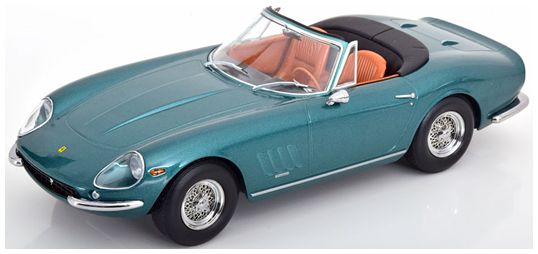 Available To Order – Ferrari 275 GTB4 NART 1967 Green Metallic 1:18 (KKS DC180237)