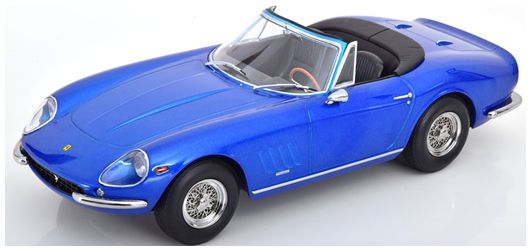 Available To Order – Ferrari 275 GTB4 NART 1967 Blue Metallic 1:18 (KKS DC180238)
