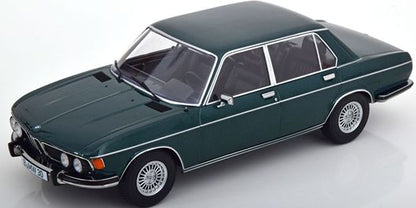 Available To Order – BMW 3.0S E3 2.Series 1971 Dark Green Metallic 1:18 (KKS DC180405)
