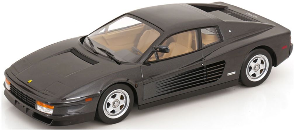 Available To Order – Ferrari Testarossa Monospeccio 1984 US-Version Anthracite (Miami Vice) 1:18 (KKS DC180504)