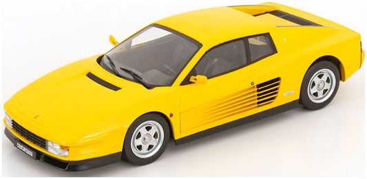 Available To Order – Ferrari Testarossa 1986 Yellow 1:18 (KKS DC180517)