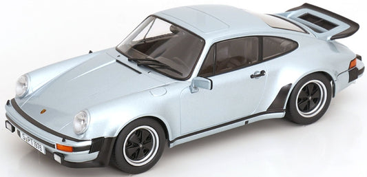 Porsche 911 (930) Turbo 3.0 1976 Polar Silver 1:18 KK Scale Model