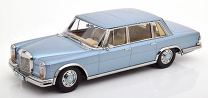 Available To Order – Mercedes 600 SWB W100 Light Blue Metallic 1963 1:18 (KKS DC180602)