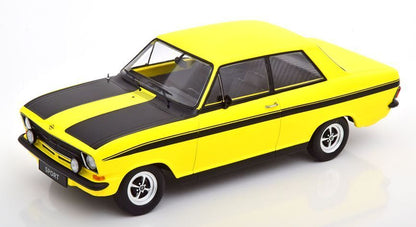Available To Order – Opel Kadett B Sport 1973 Yellow/Black 1:18 (KKS DC180641)