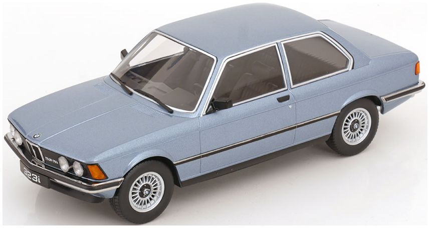 Available To Order – BMW 313i E21 1978 Light Blue Metallic 1:18 (KKS DC180656)