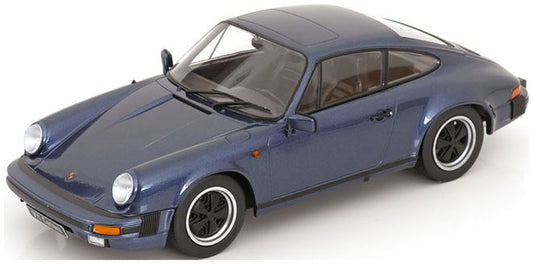 Available To Order – Porsche 911 Carrera Coupe 1983 Dark Blue Metallic 1:18 (KKS DC180664)