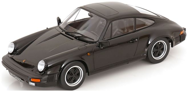 Available To Order – Porsche 911 Carrera Coupe 1983 Black 1:18 (KKS DC180665)