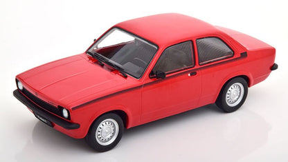 Available To Order – Opel Kadett C Junior 1976 Red/Black 1:18 (KKS DC180672)