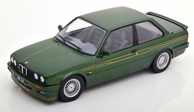 Available To Order – BMW Alpina B6 3.5 E30 1988 Green Metallic 1:18 (KKS DC180702)