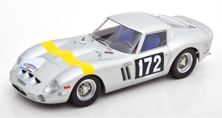 Available To Order – Ferrari 250 GTO 1962 #172 Winner Tour de France 1964 1:18 (KKS DC180734)