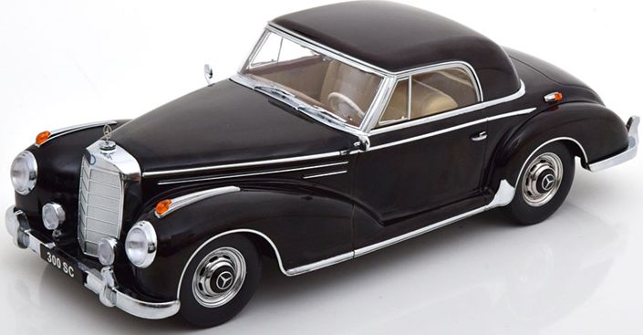 Available To Order – Mercedes 300 SE W188 Coupe Black 1:18 (KKS DC180831)