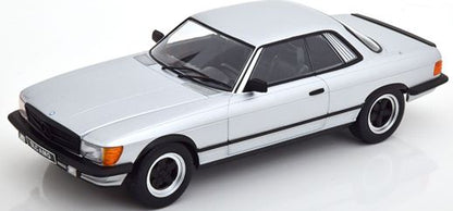 Available To Order – Mercedes 500 SLC 6.0 AMG C107 1985 Silver Matt Black 1:18 (KKS DC180891)