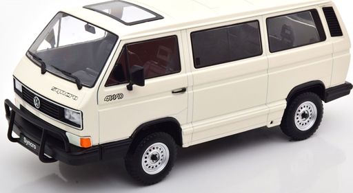 Available To Order – VW Bus T3 Syncro 1987 White 1:18 (KKS DC180962)